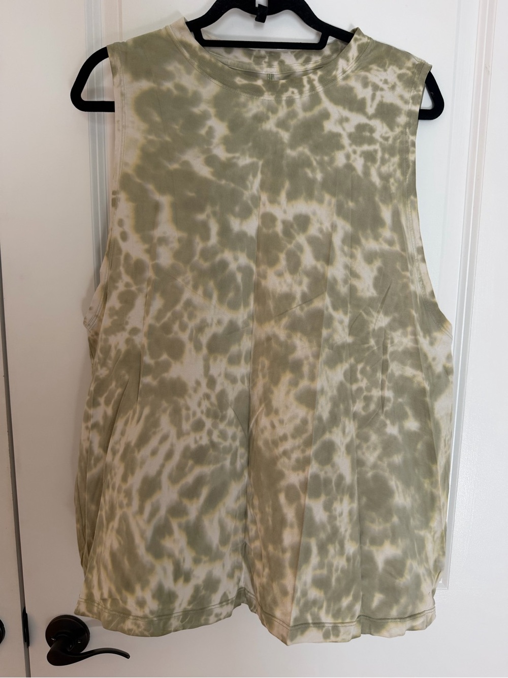 lululemon athletica Olive Green Tie-Dye Muscle Tee